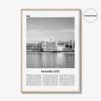 Panama City Print Black and White Panama No 2, Panama City Wall Art, Panama City Poster, Panama City, Ciudad de Panamá Posters, Panama
