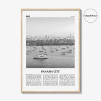 Panama City Print Black and White Panama No 3, Panama City Wall Art, Panama City Poster, Panama City, Ciudad de Panamá Posters, Panama