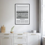 Panama City, Panama Travel B&W No 3 Poster