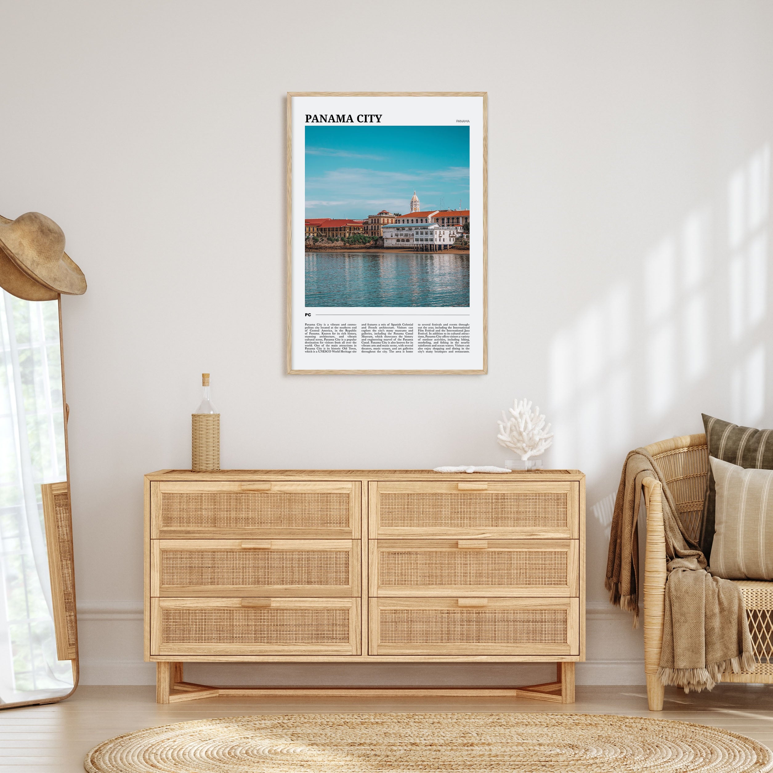Panama City, Panama Travel Color No 2 Poster