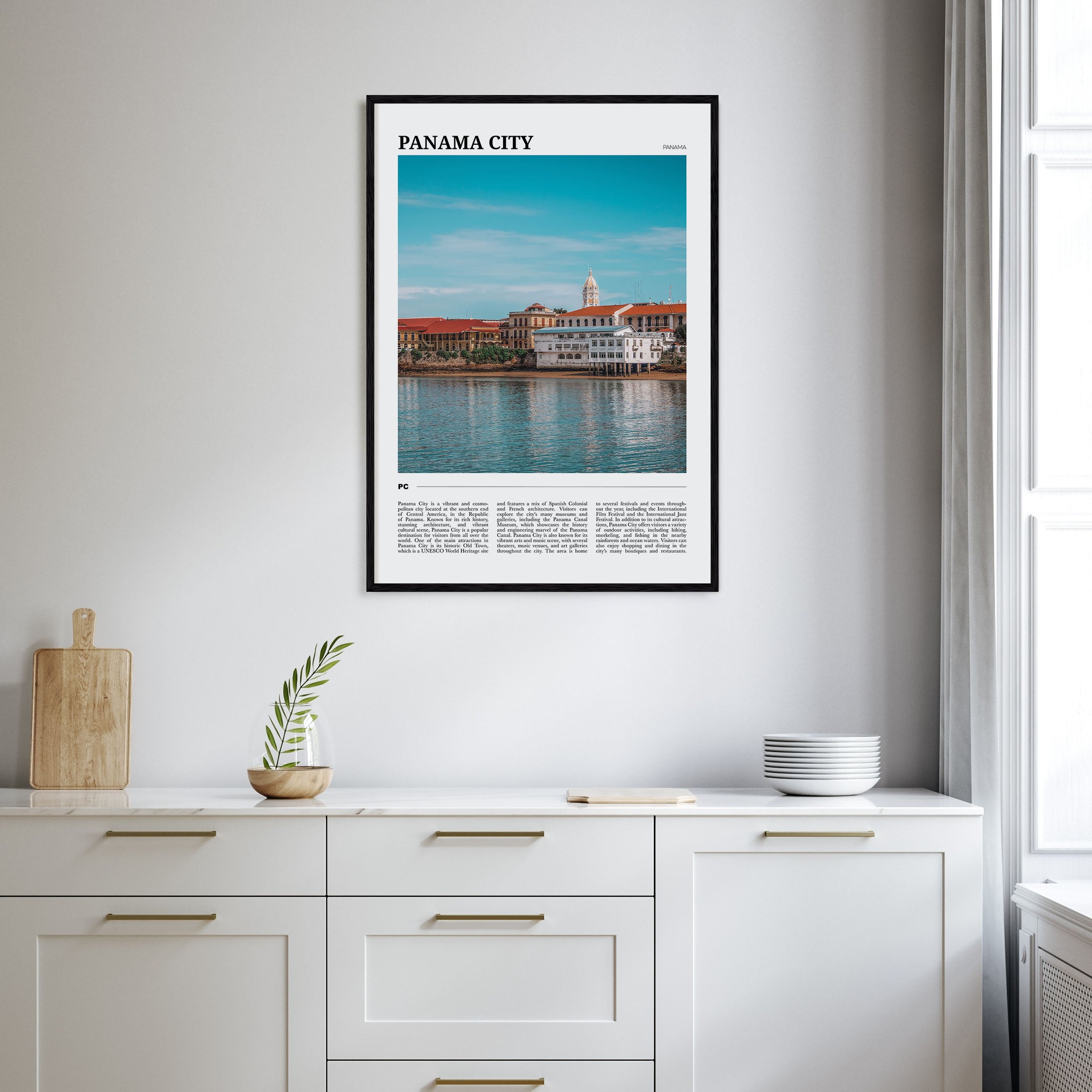 Panama City, Panama Travel Color No 2 Poster