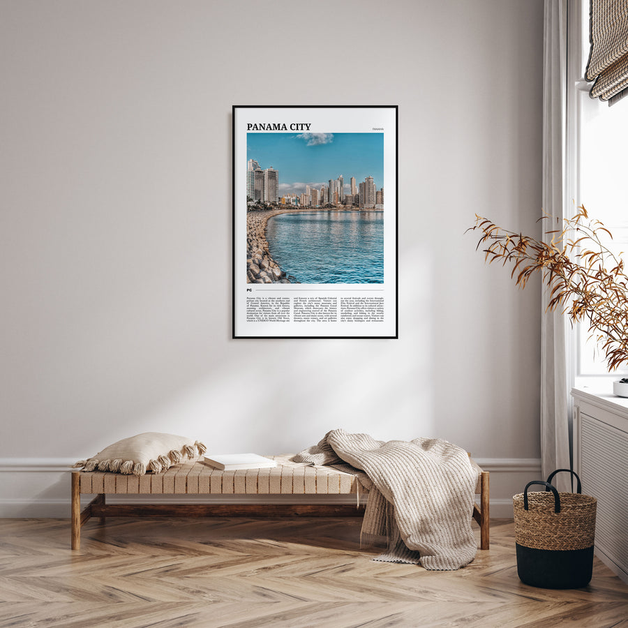 Panama City, Panama Travel Color No 3 Poster
