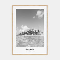 Panama Portrait B&W No 3 Poster