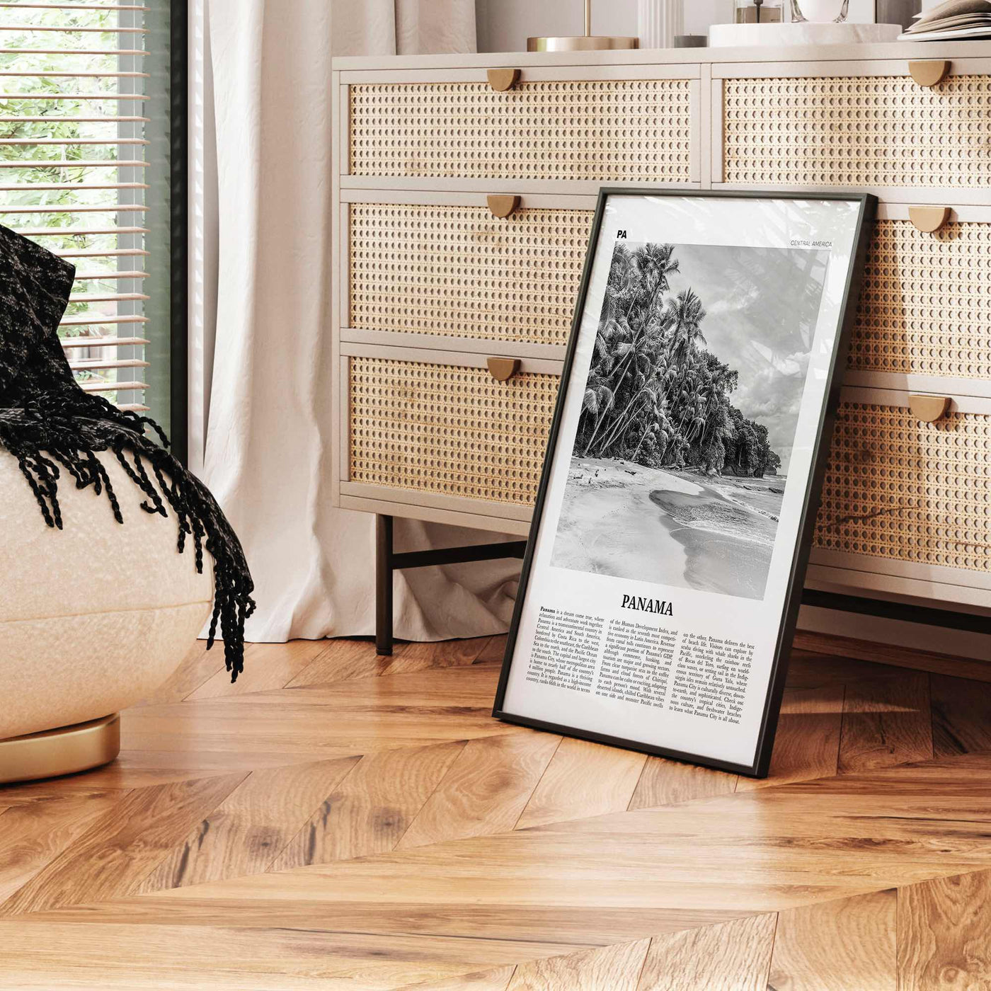 Panama Print Black and White No 1, Panama Wall Art, Panama Poster, Panama Photo, Panama Wall Decor, Country Art Print, Central America