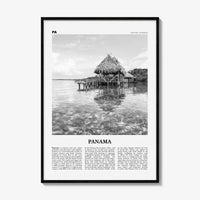 Panama Print Black and White No 2, Panama Wall Art, Panama Poster, Panama Photo, Panama Wall Decor, Country Art Print, Central America
