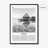Panama Print Black and White No 2, Panama Wall Art, Panama Poster, Panama Photo, Panama Wall Decor, Country Art Print, Central America