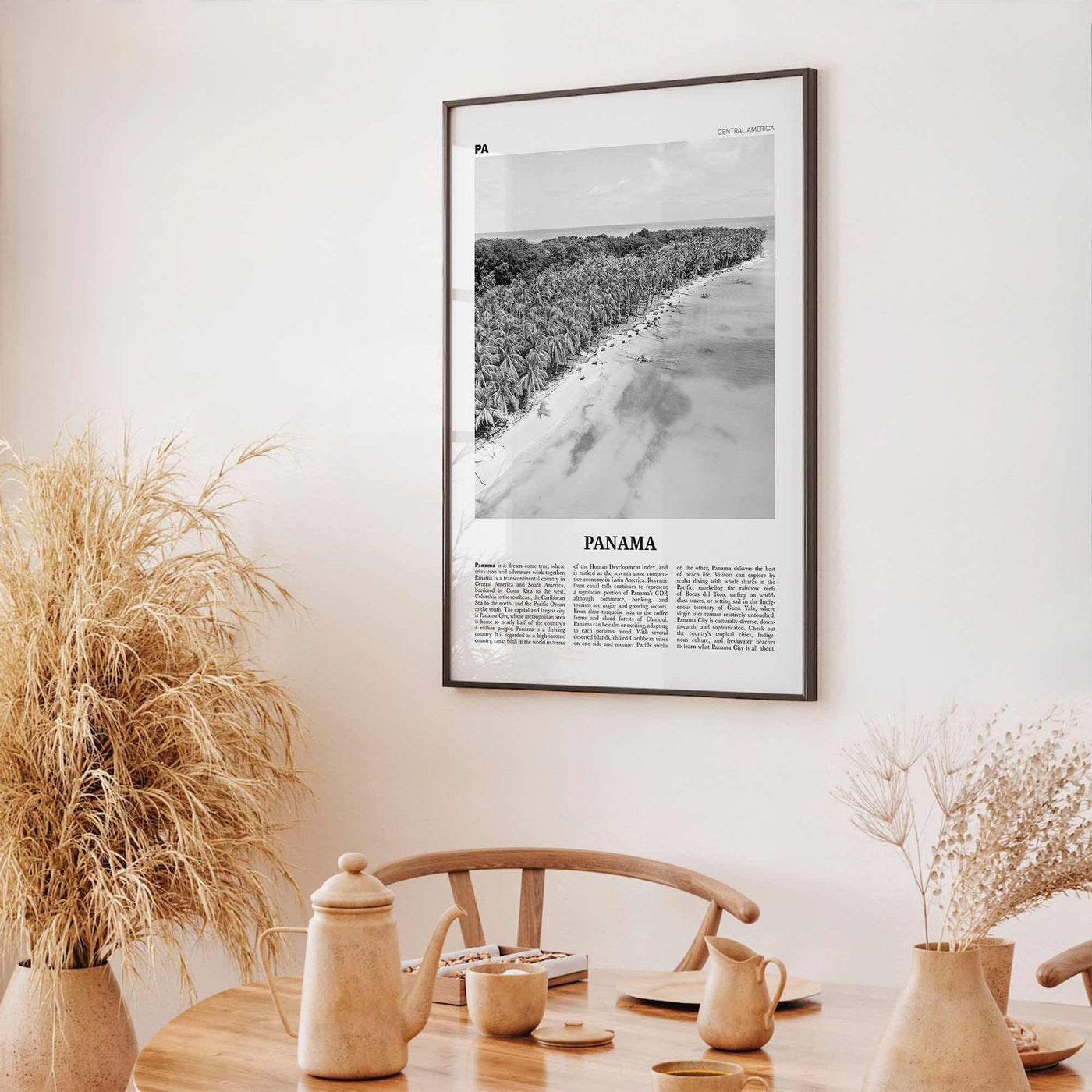 Panama Print Black and White No 3, Panama Wall Art, Panama Poster, Panama Photo, Panama Wall Decor, Country Art Print, Central America