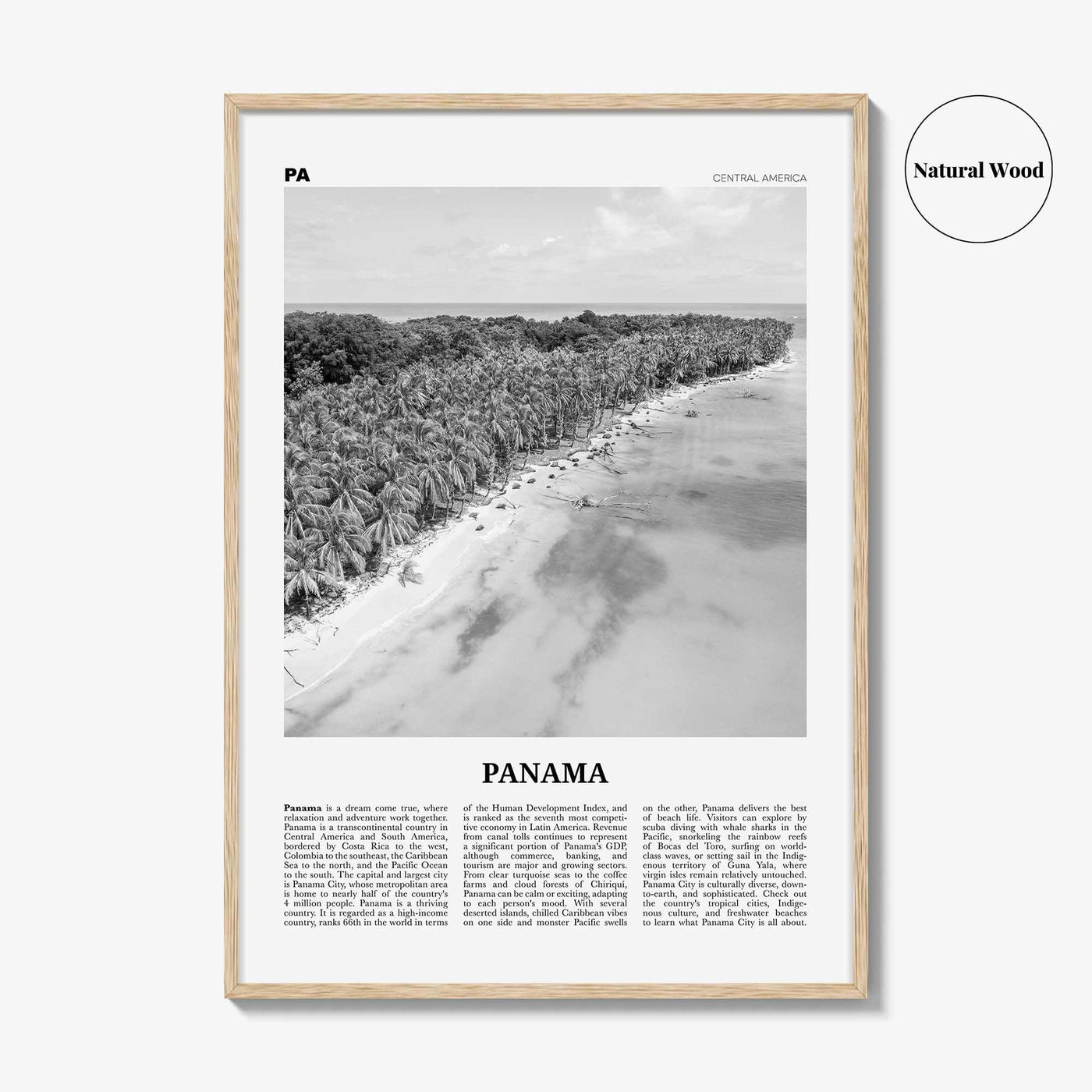 Panama Print Black and White No 3, Panama Wall Art, Panama Poster, Panama Photo, Panama Wall Decor, Country Art Print, Central America