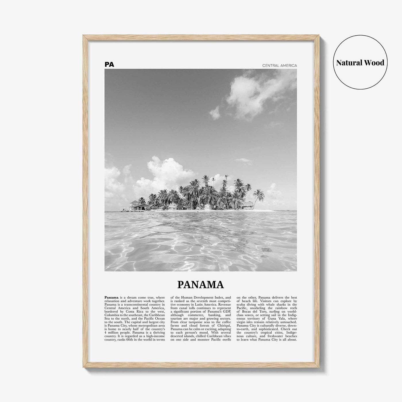 Panama Print Black and White No 4, Panama Wall Art, Panama Poster, Panama Photo, Panama Wall Decor, Country Art Print, Central America