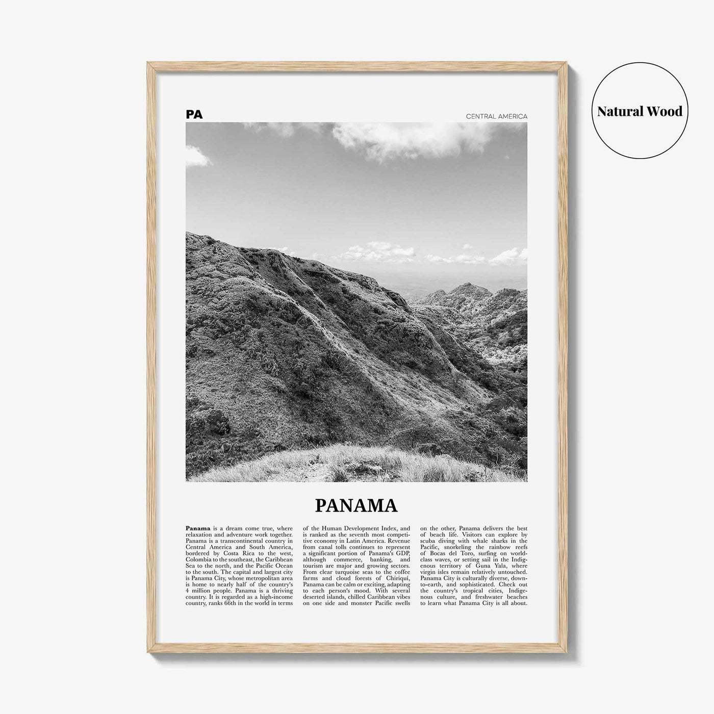 Panama Print Black and White No 5, Panama Wall Art, Panama Poster, Panama Photo, Panama Wall Decor, Country Art Print, Central America