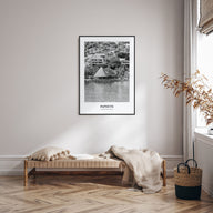 Papeete Portrait B&W Poster