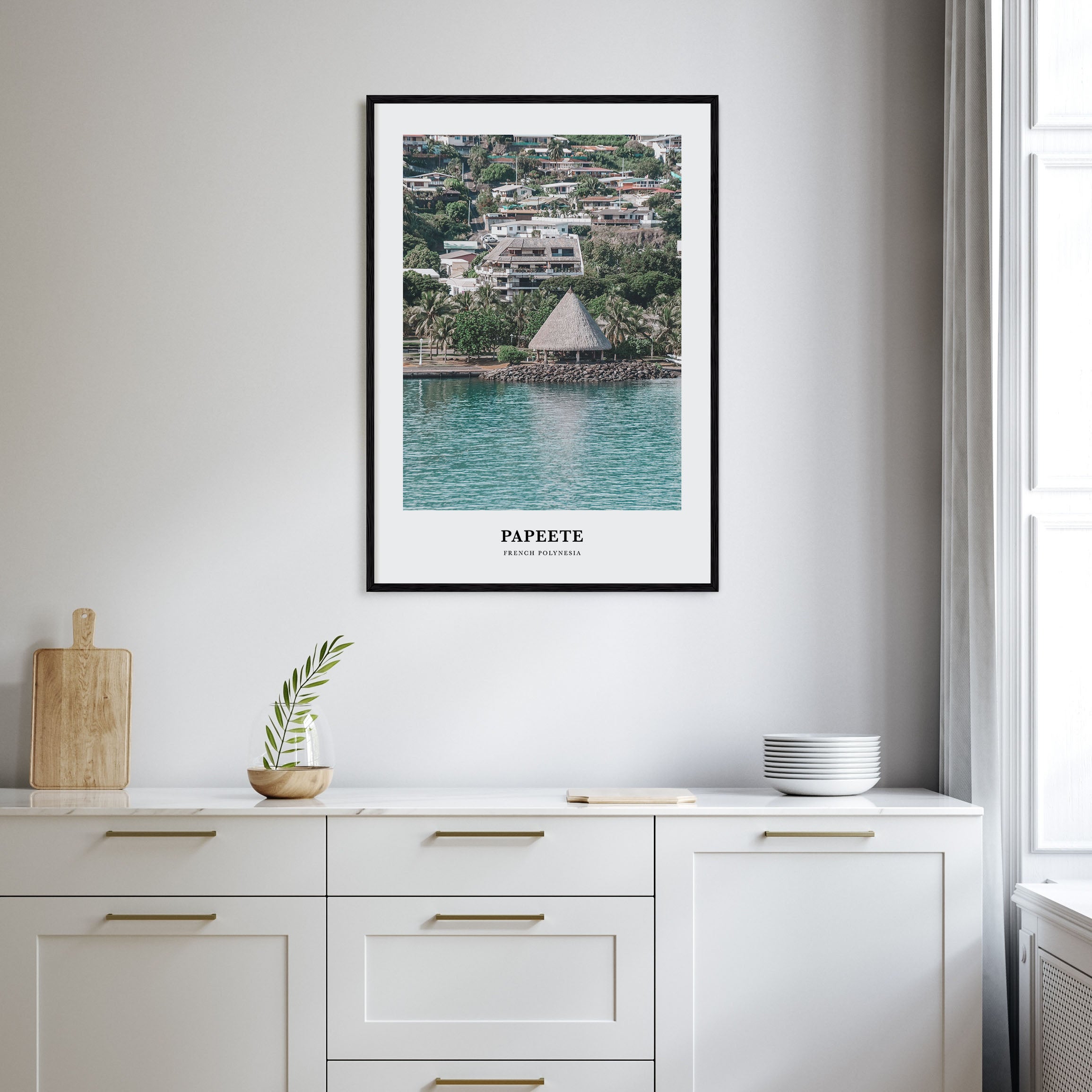 Papeete Portrait Color Poster