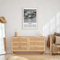 Papeete Travel B&W Poster