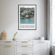 Papeete Travel Color Poster