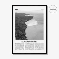 Papua New Guinea Print Black and White, Papua New Guinea Wall Art, Papua New Guinea Poster, Papua New Guinea Photo, Port Moresby, Oceania