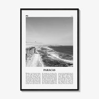 Paracas Print Black and White, Paracas Wall Art, Paracas Poster, Paracas Photo, Paracas Wall Décor, Paracas Map, Peru