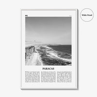 Paracas Print Black and White, Paracas Wall Art, Paracas Poster, Paracas Photo, Paracas Wall Décor, Paracas Map, Peru