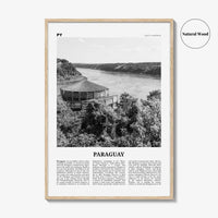 Paraguay Print Black and White No 1, Paraguay Wall Art, Paraguay Poster, Paraguay Photo, Paraguay Wall Decor, Asunción, South America