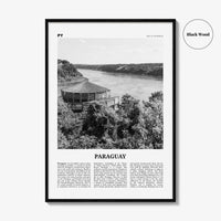 Paraguay Print Black and White No 1, Paraguay Wall Art, Paraguay Poster, Paraguay Photo, Paraguay Wall Decor, Asunción, South America