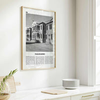 Paramaribo Print Black and White, Paramaribo Wall Art, Paramaribo Poster, Paramaribo Photo, Paramaribo Wall Décor, Paramaribo Map, Suriname