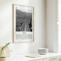 Parana Print Black and White, Paraná Wall Art, Paraná Poster, Paraná Photo, Paraná Wall Décor, Paraná Map, Brazil