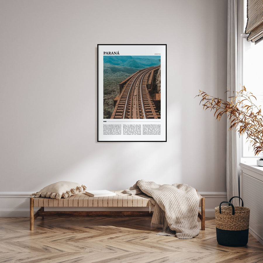 Paraná Travel Color Poster