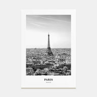 Paris Portrait B&W No 2 Poster