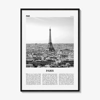 Paris Print Black and White No 1, Paris Wall Art, Paris Poster, Paris Photo, Paris Decor, Eiffel Tower, France, Île-de-France, Française