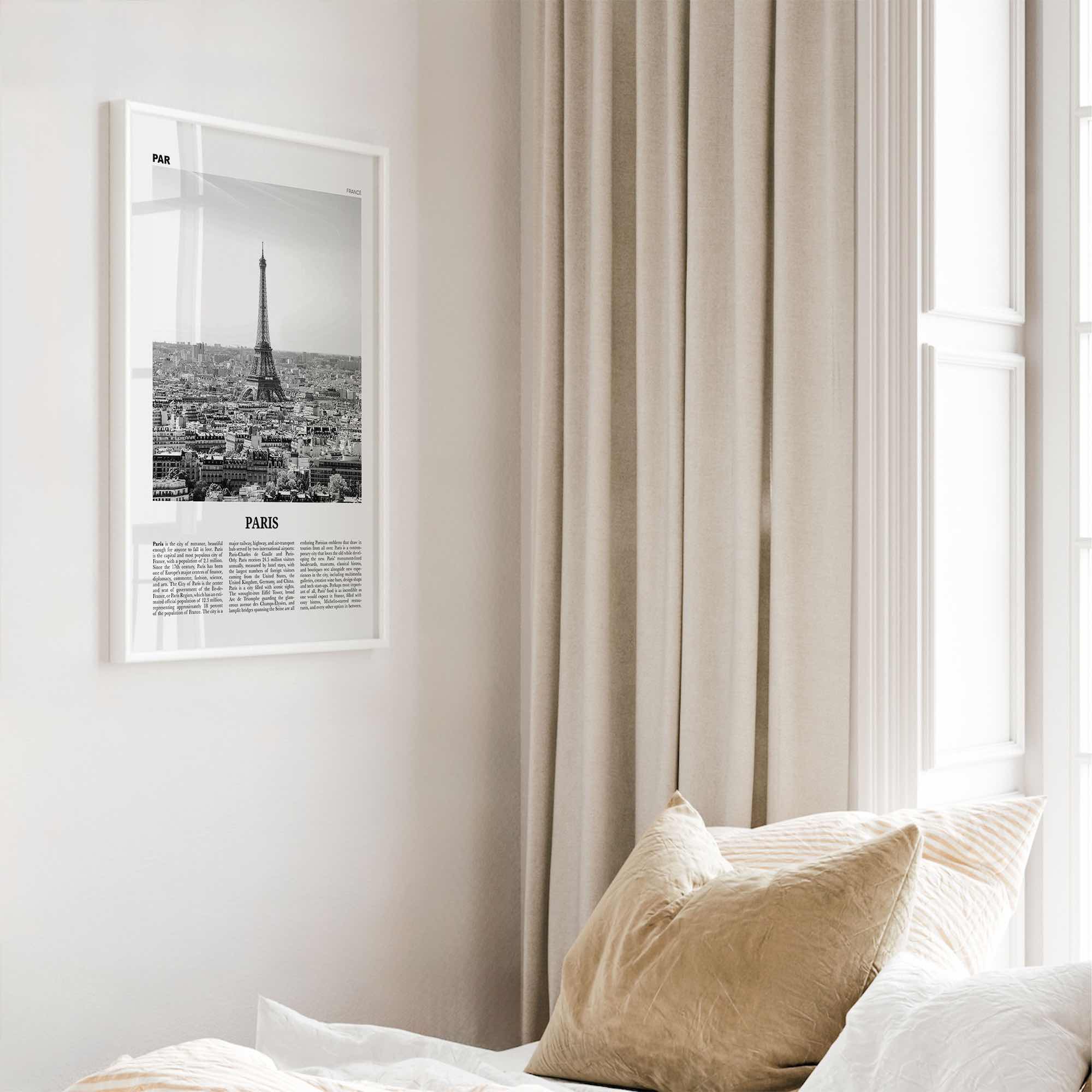 Paris Print Black and White No 1, Paris Wall Art, Paris Poster, Paris Photo, Paris Decor, Eiffel Tower, France, Île-de-France, Française