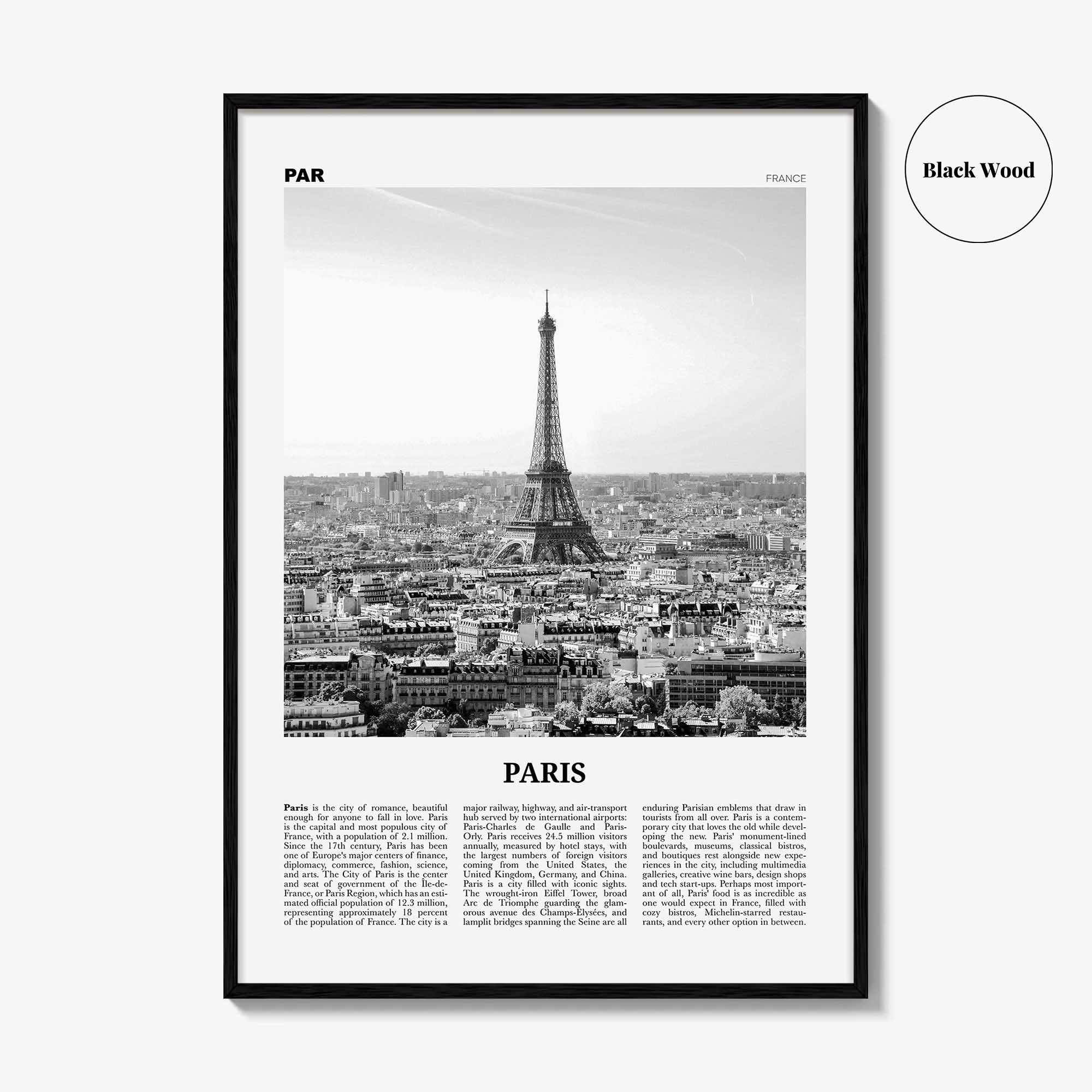 Paris Print Black and White No 1, Paris Wall Art, Paris Poster, Paris Photo, Paris Decor, Eiffel Tower, France, Île-de-France, Française