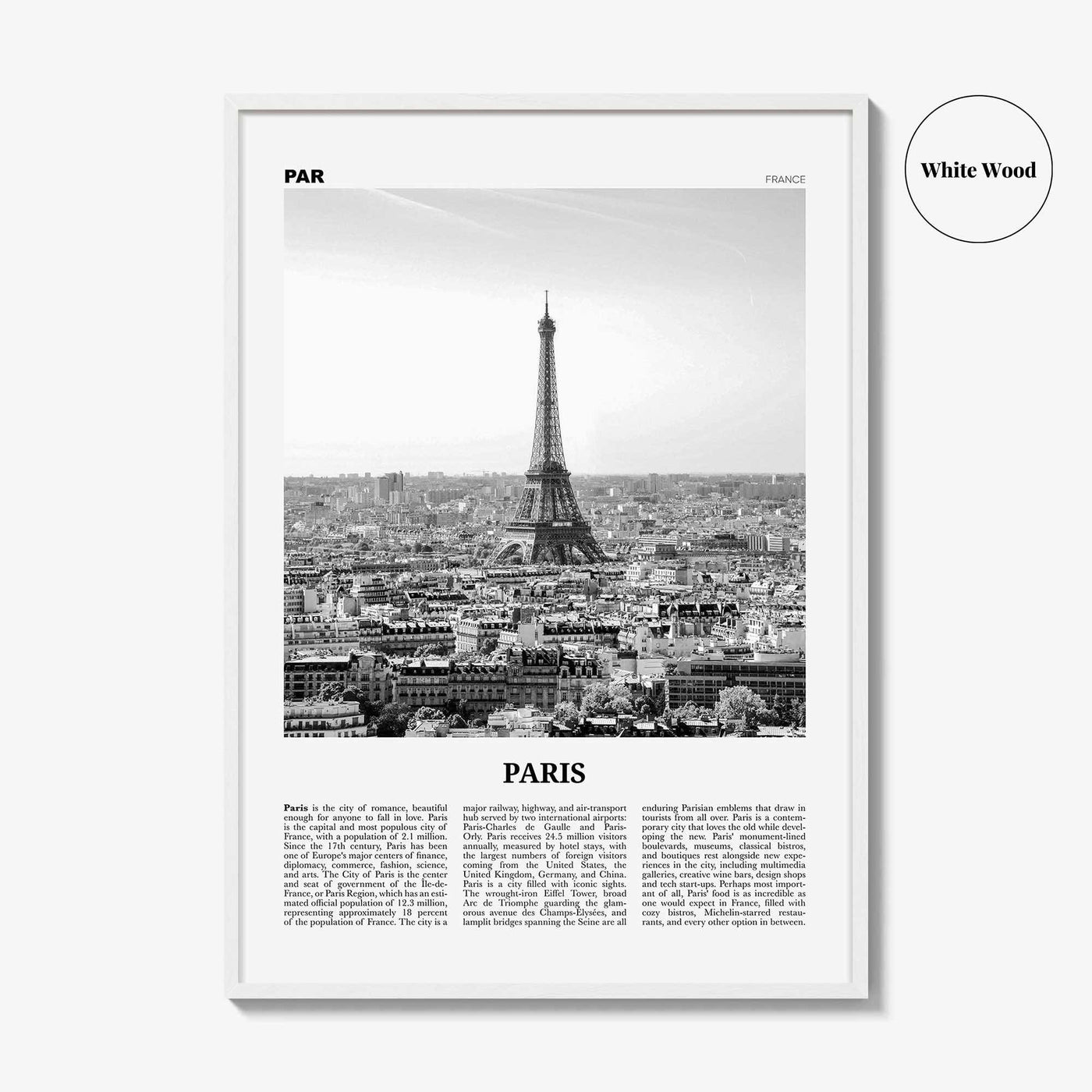 Paris Print Black and White No 1, Paris Wall Art, Paris Poster, Paris Photo, Paris Decor, Eiffel Tower, France, Île-de-France, Française