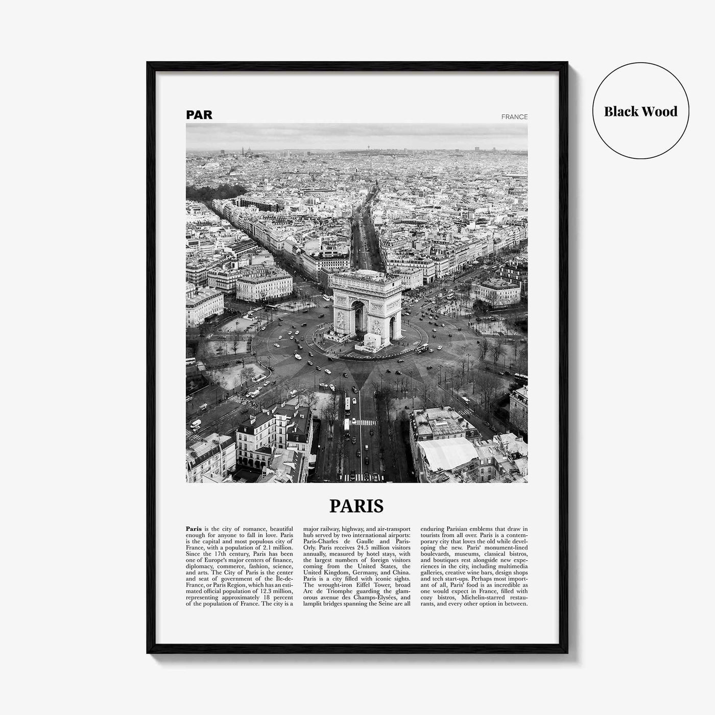 Paris Print Black and White No 3, Paris Wall Art, Paris Poster, Paris Photo, Paris Decor, Eiffel Tower, France, Île-de-France, Française