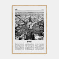 Paris Travel B&W No 3 Poster