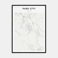 Park City Map Portrait Poster