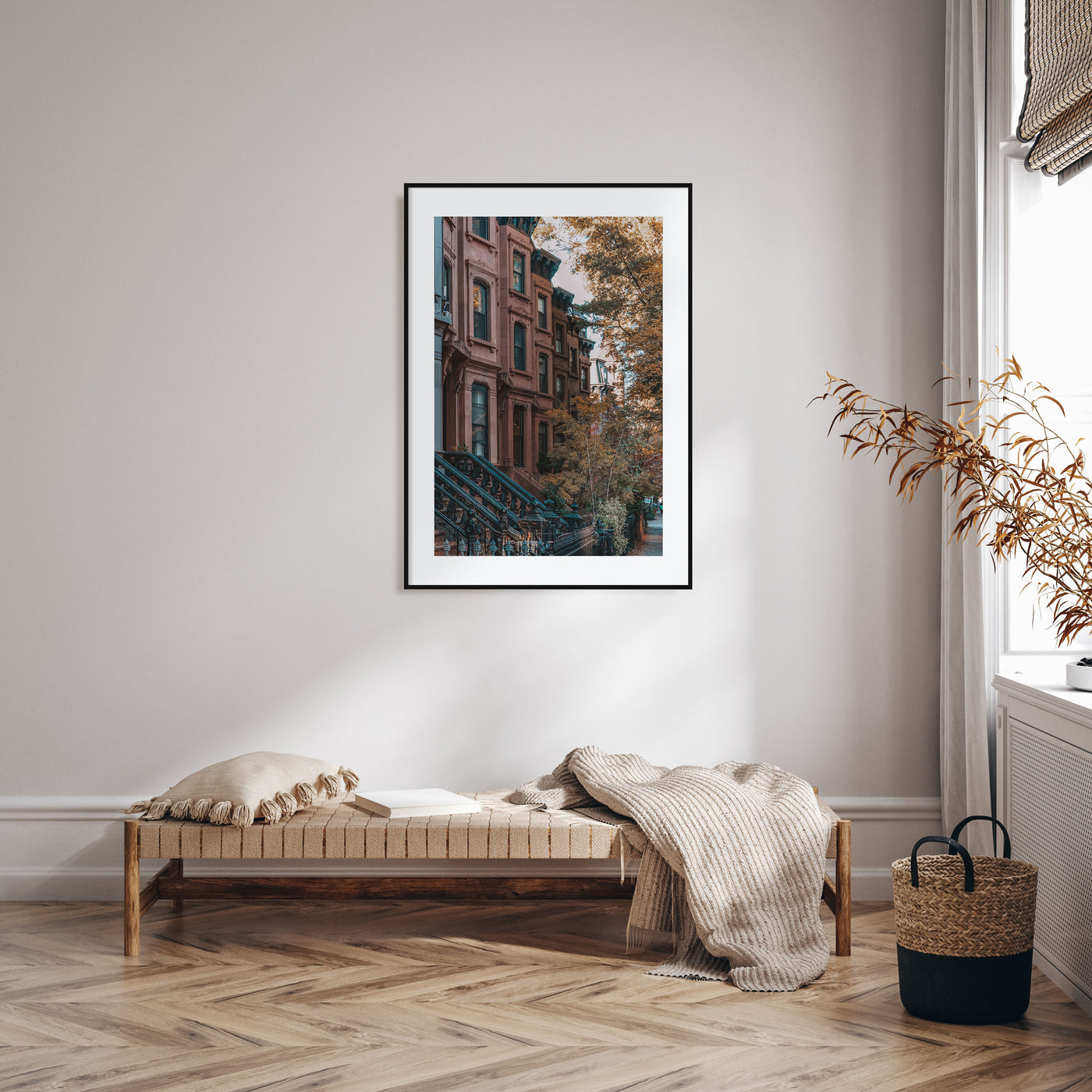 Park Slope Photo Color Poster