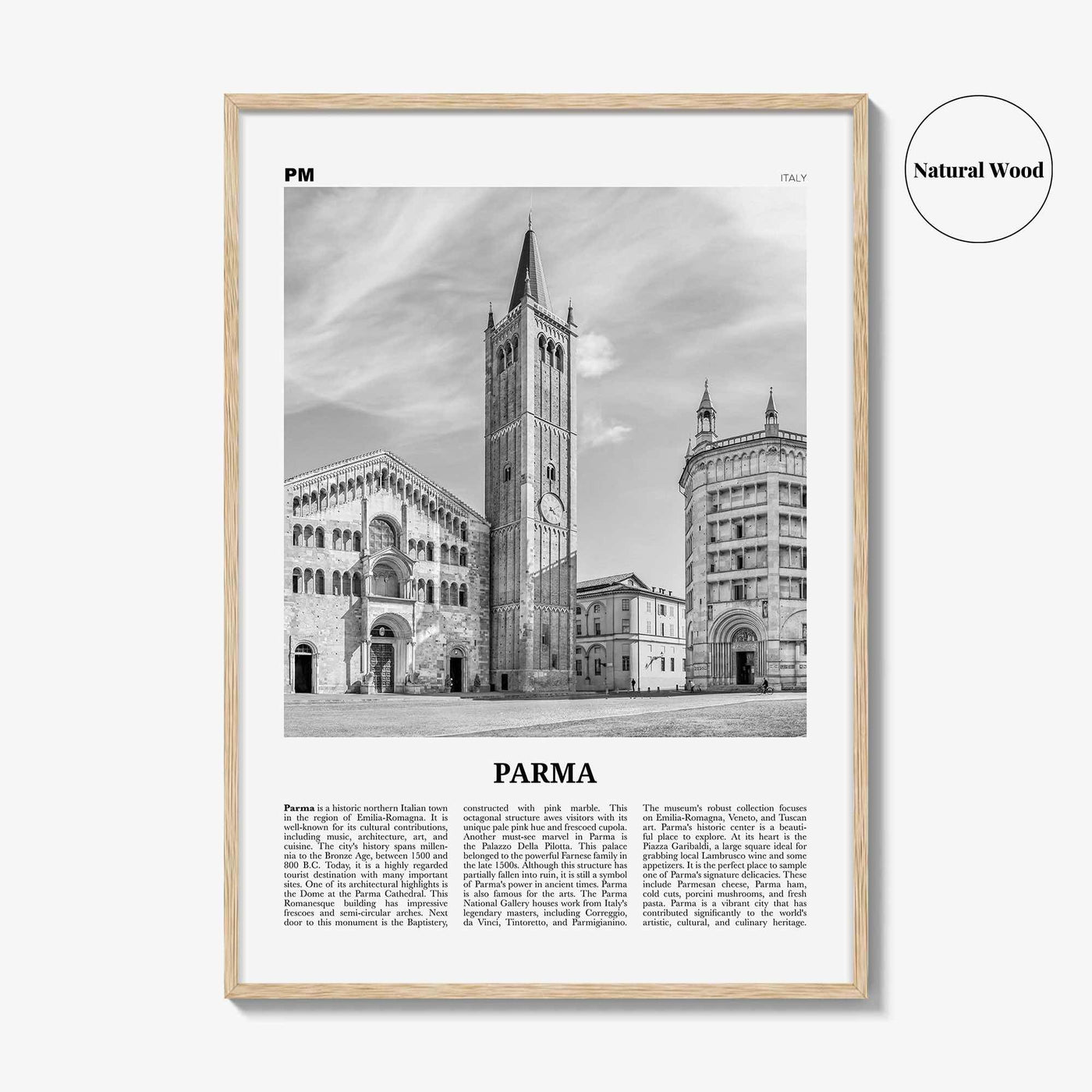 Parma Print Black and White, Parma Wall Art, Parma Poster, Parma Photo, Parma Map, Parma Wall Decor, Italy, Italia