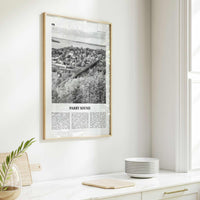 Parry Sound Print Black and White, Parry Sound Wall Art, Parry Sound Poster, Parry Sound Photo, Parry Sound Wall Décor, Parry Sound Map