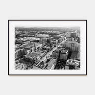 Pasadena Landscape B&W Poster