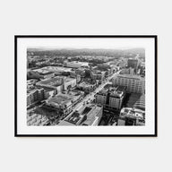 Pasadena Landscape B&W Poster