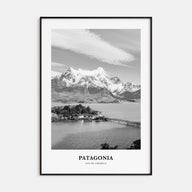 Patagonia Portrait B&W Poster