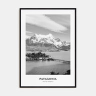 Patagonia Portrait B&W Poster