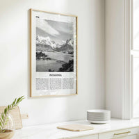 Patagonia Print Black and White, Patagonia Wall Art, Patagonia Poster, Patagonia Photo, Argentina, Chile, South America