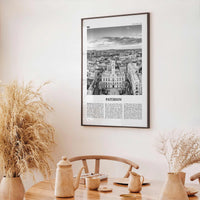 Paterson Print Black and White, Paterson Wall Art, Paterson Poster, Paterson Photo, Paterson Wall Décor, Paterson Map, New Jersey, USA