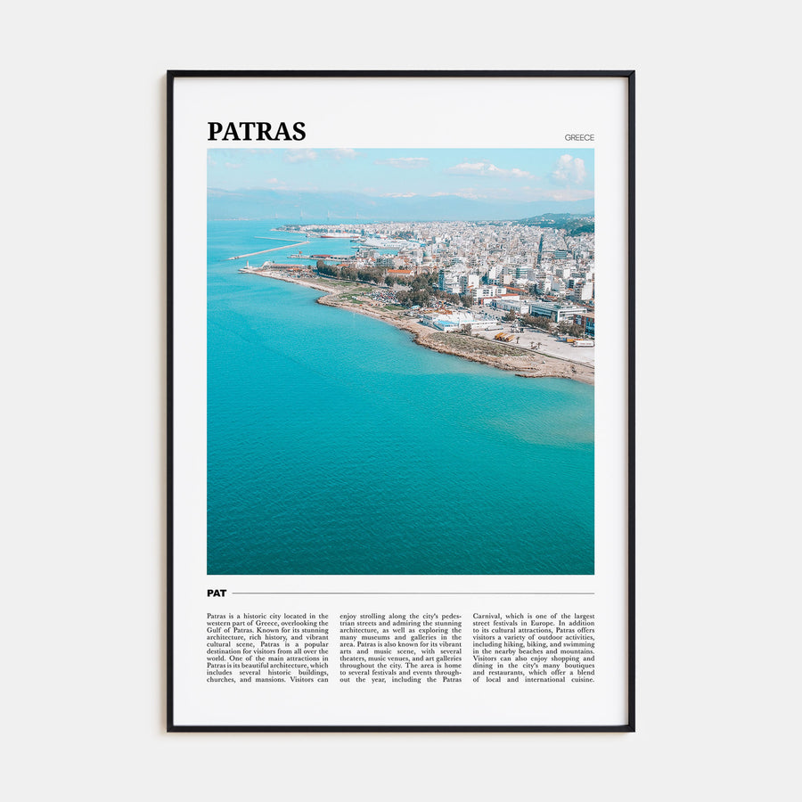 Patras Travel Color Poster