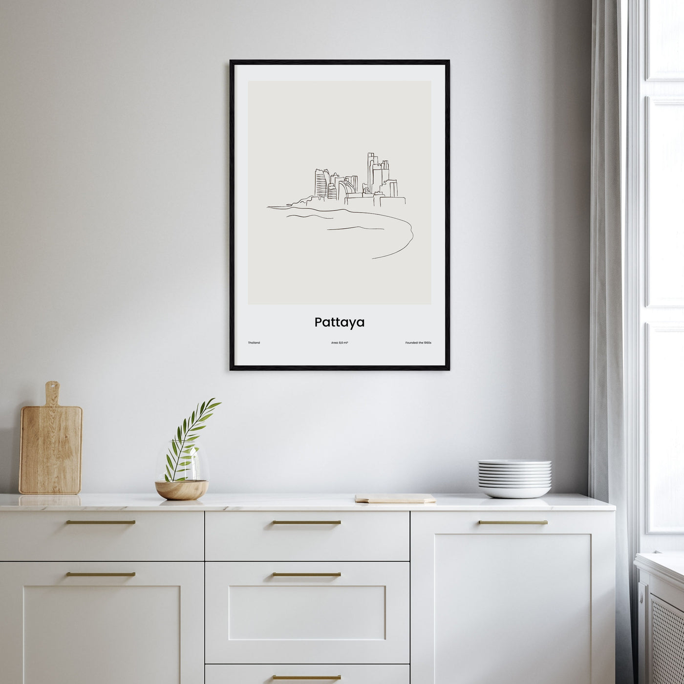 Pattaya Drawn Poster