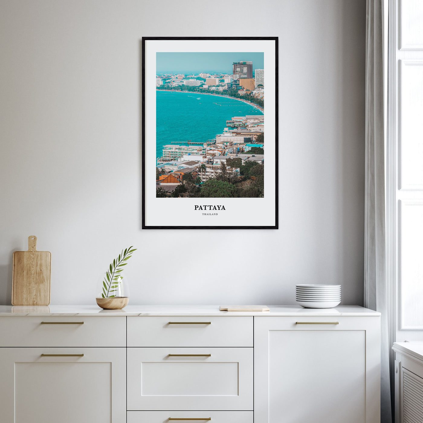 Pattaya Portrait Color Poster