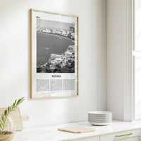 Pattaya Print Black and White, Pattaya Wall Art, Pattaya Poster, Pattaya Photo, Pattaya Wall Décor, Thailand, Chonburi, Bang Lamung