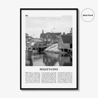 Peggys Cove Print Black and White, Peggy's Cove Wall Art, Peggy's Cove Poster, Peggy's Cove Photo, Peggy's Cove Décor, Nova Scotia, Canada