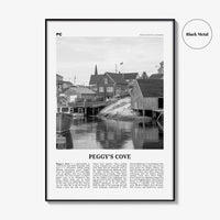 Peggys Cove Print Black and White, Peggy's Cove Wall Art, Peggy's Cove Poster, Peggy's Cove Photo, Peggy's Cove Décor, Nova Scotia, Canada