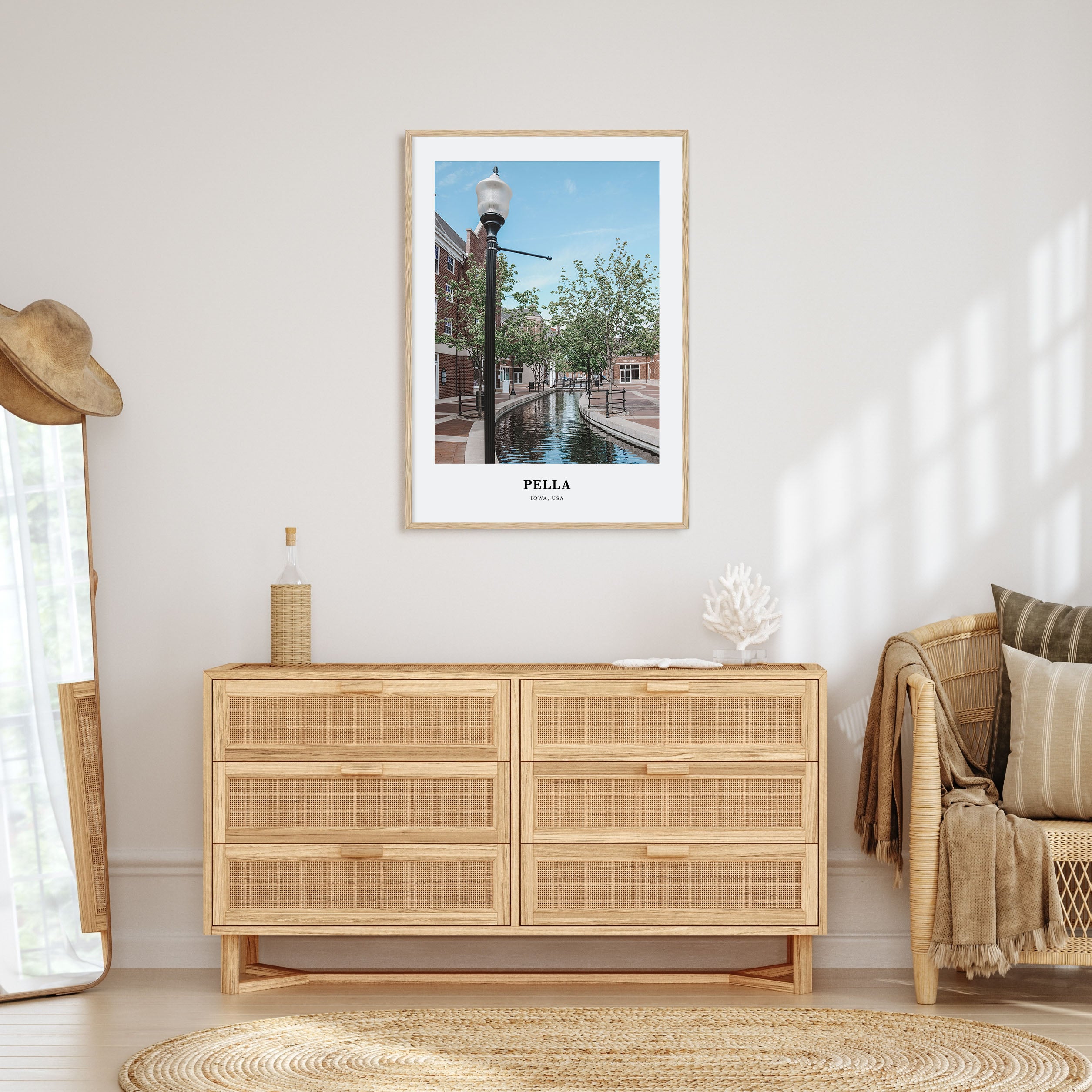 Pella, Iowa Portrait Color Poster